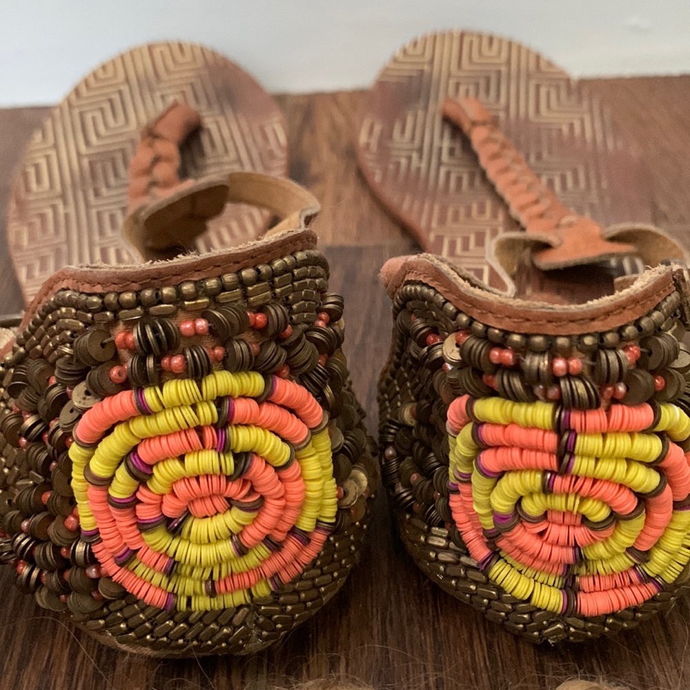 Matisse Beaded Sandals - Picture 2 of 4